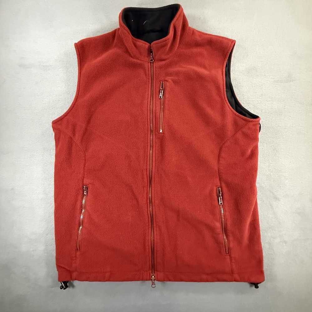 Eddie Bauer Fleece Lined Vest Wind Cutter Men's Tall Large